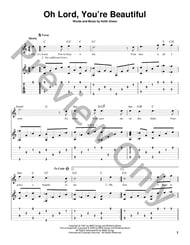 Oh Lord, You're Beautiful Guitar and Fretted sheet music cover